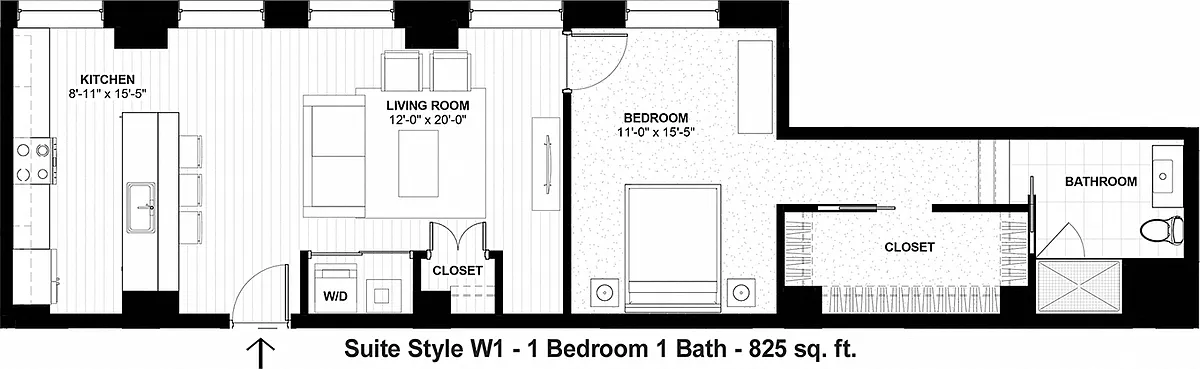 Floor plan Suite Style W1