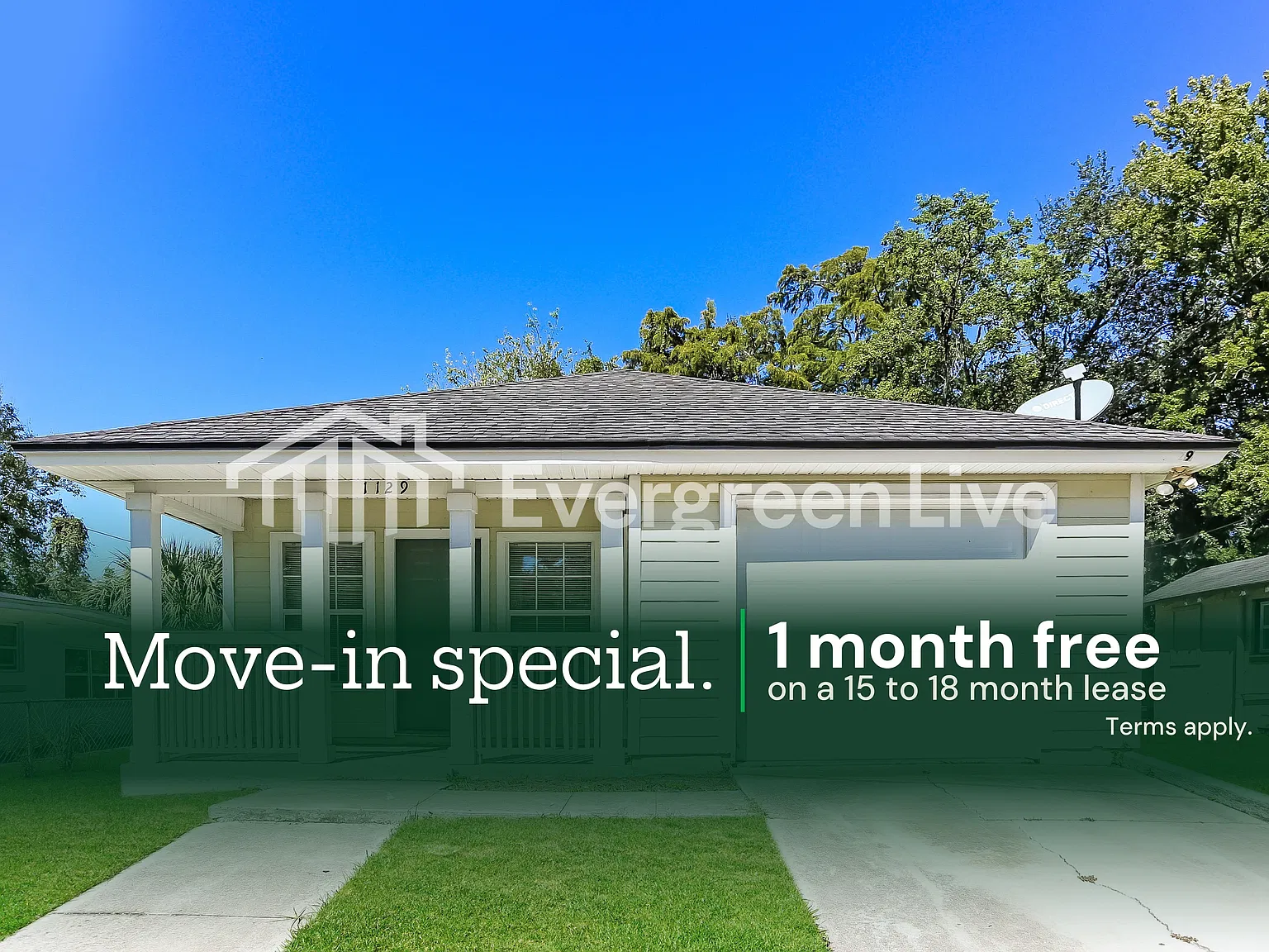 3 bed, 2.0 bath, 1155 sqft, $1,295 — Photo 1
