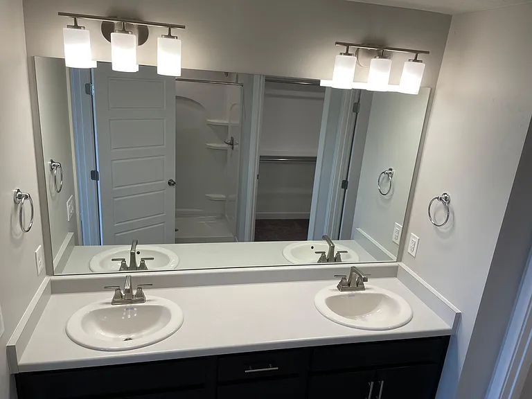 Master bathroom double vanity (Floor 2)