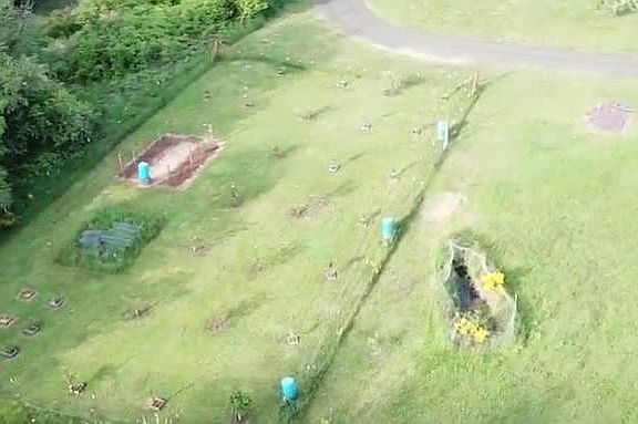 Northern section w/ orchard