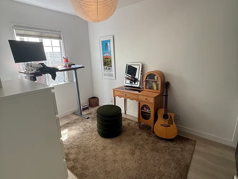 guest bedroom used as an office