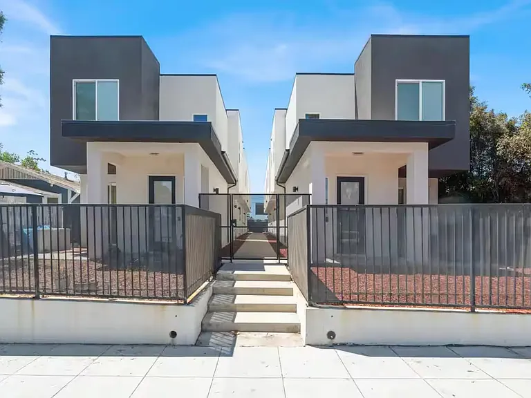 Street View of townhouses