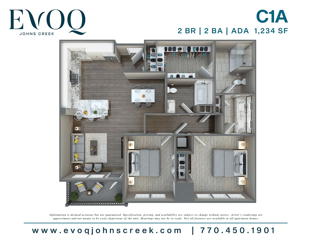 Floor plan C1a