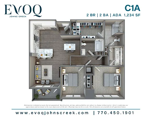 Floor plan C1a