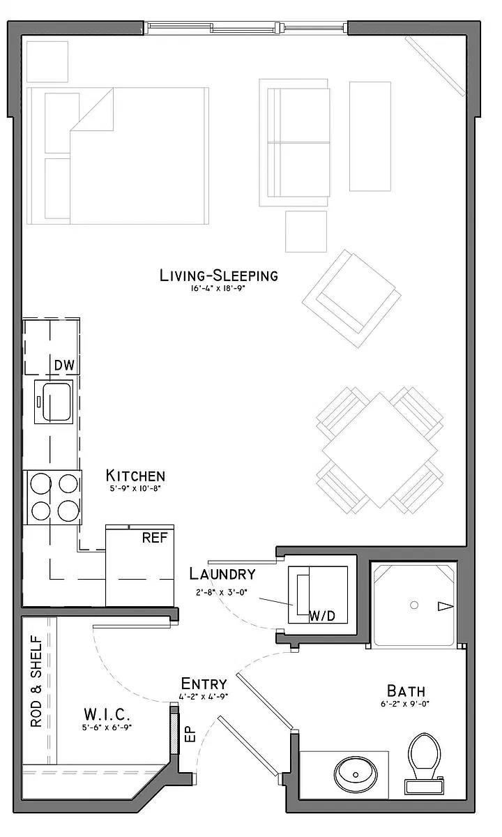 Floor plan Willow (A2-55)