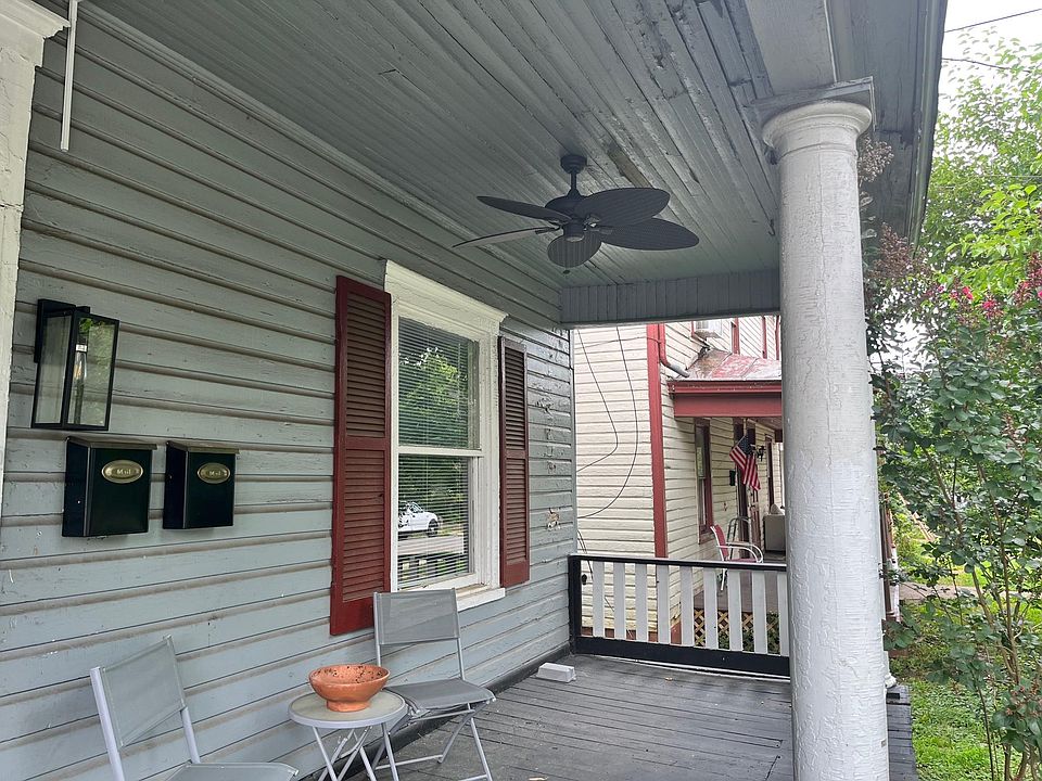 Shared Front Porch w/ New Ceiling Fans (2)! Porch Ceiling to be Painted.