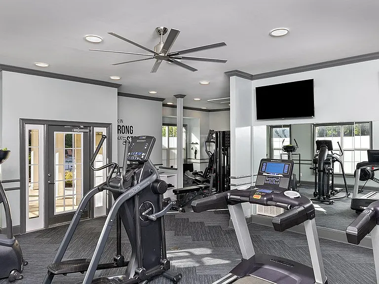 Fitness Center with cardio equipment