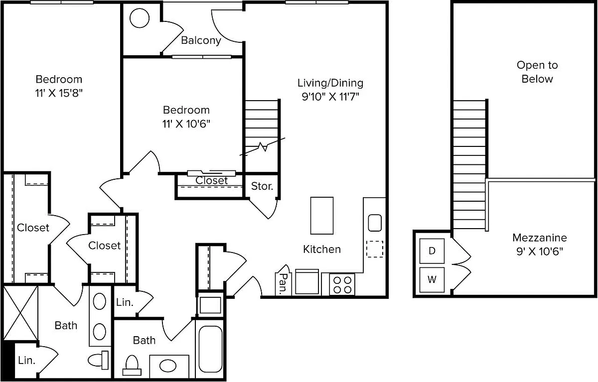Floor plan B3L