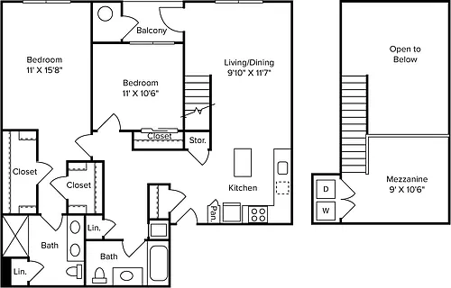 Floor plan B3L