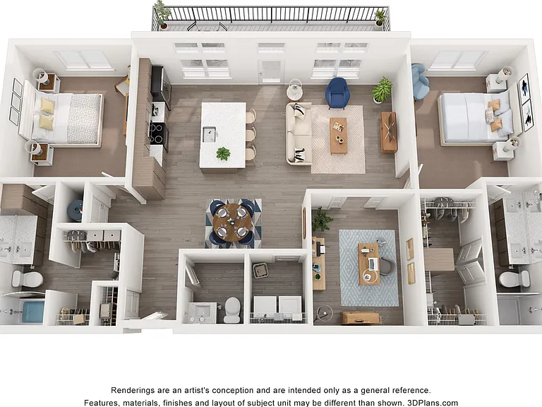 Two Bedroom w/ Flex Den - PH Two Bedroom w/ Flex Den - PH