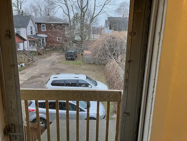 View to parking lot