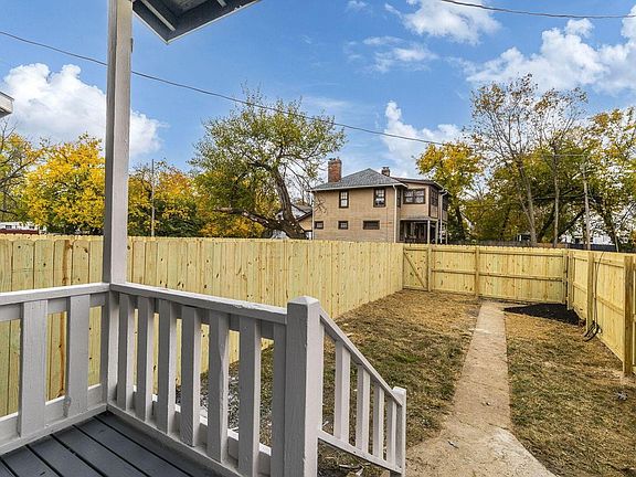Backyard - Fenced Yard and Covered Deck