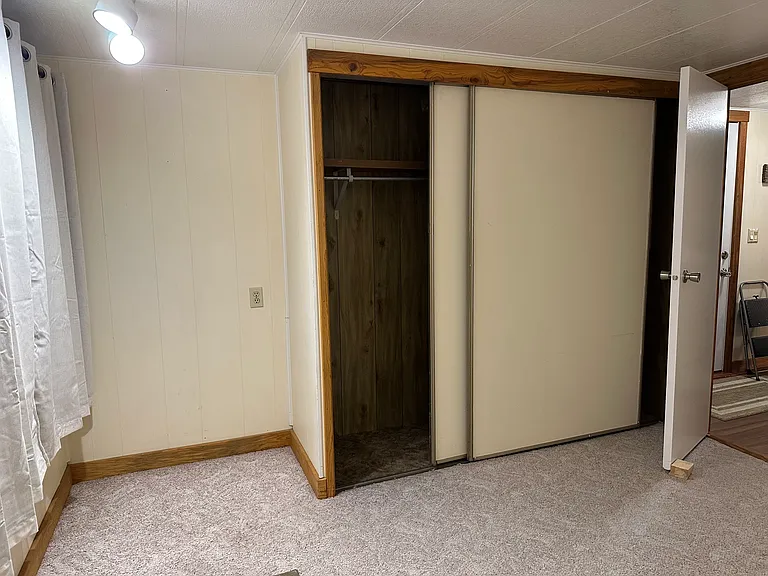 Ample closet space.