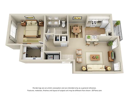 Floor plan Brier Leaf