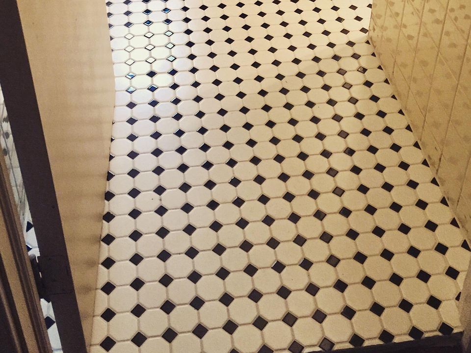 New retro tile in all bathrooms!