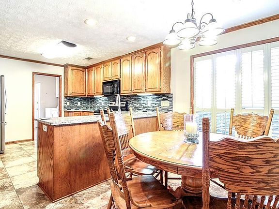 Kitchen and eating area