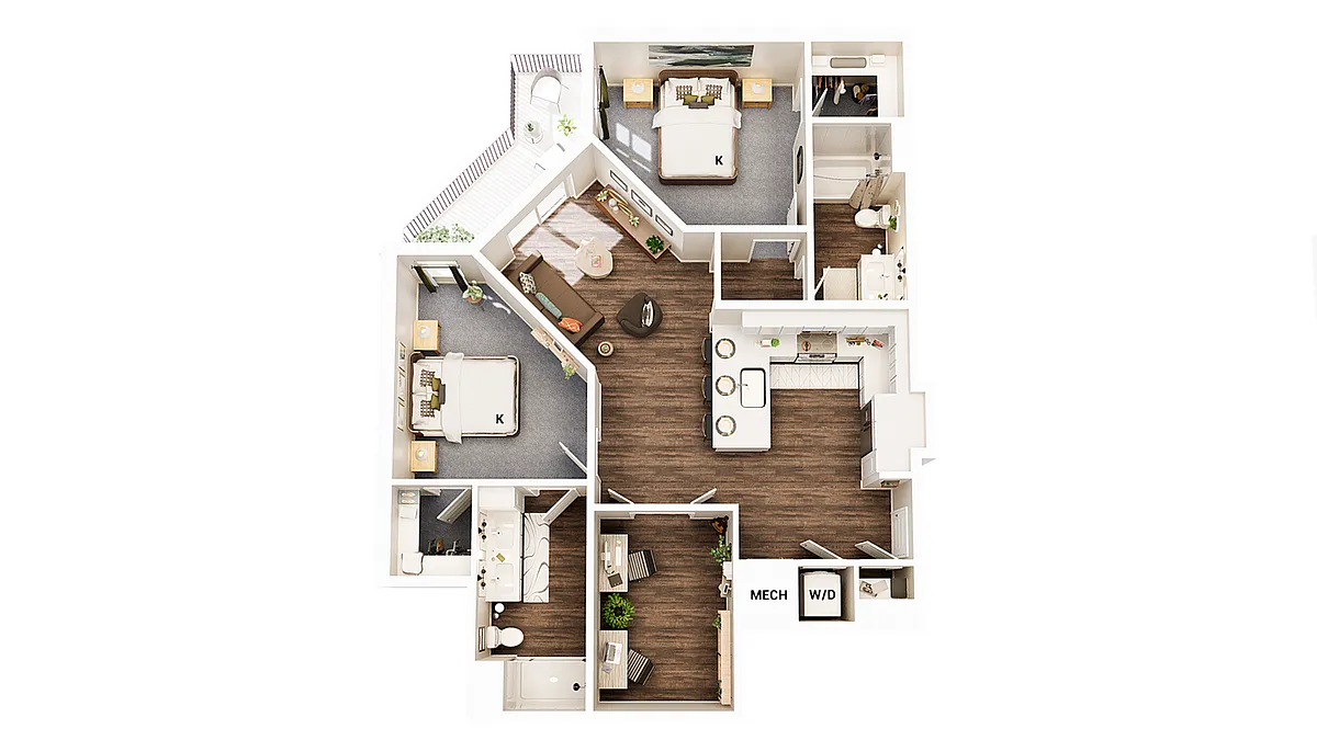 Floor plan B3B