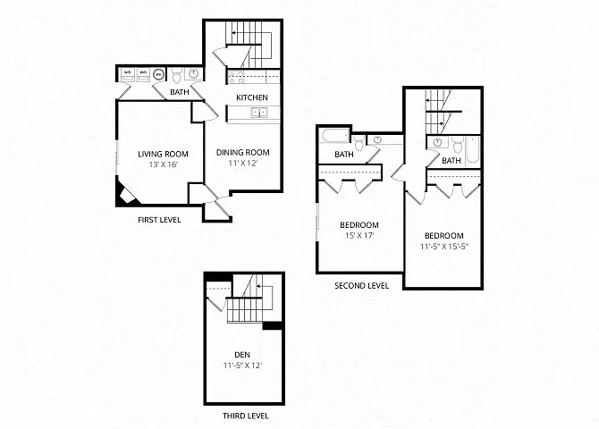 Floor plan Triple Townhome