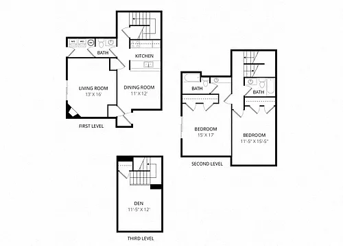 Floor plan Triple Townhome