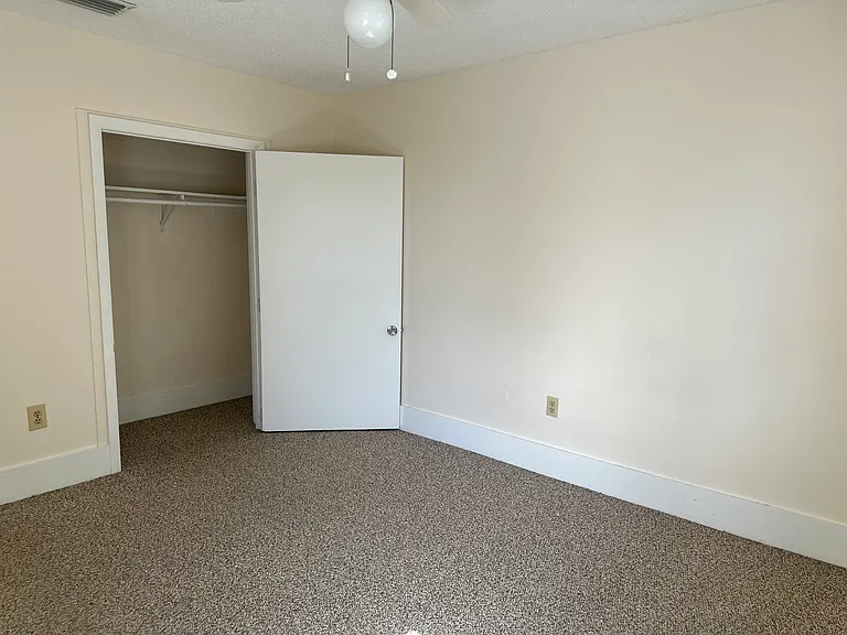 Bedroom and closet