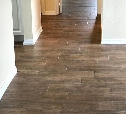 Tile Plank floors throughout