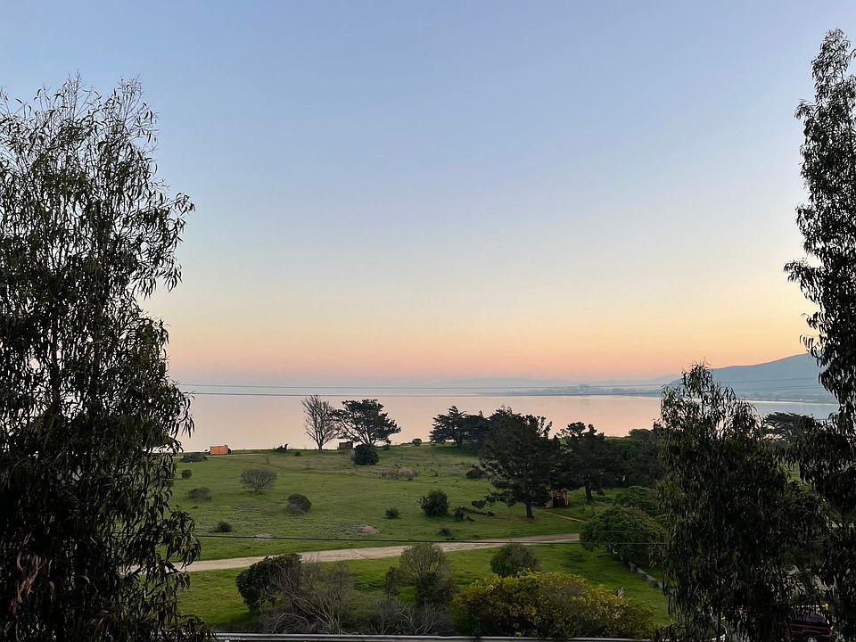 View at dusk