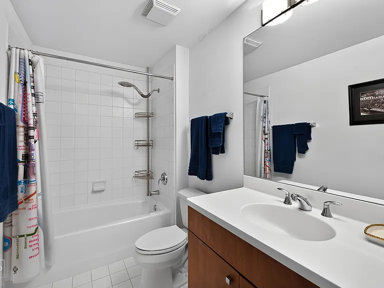 The 2nd bathroom is roomy and great for guests and the 2nd bedroom