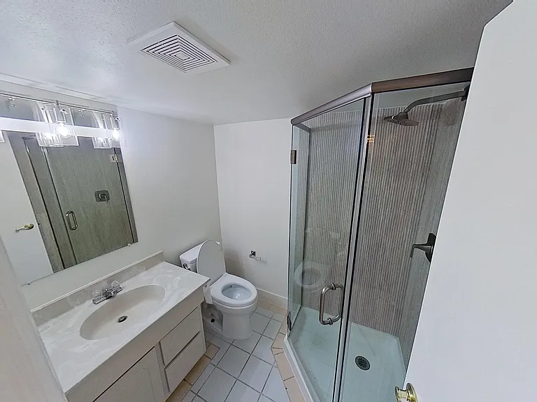 Lower lever bathroom