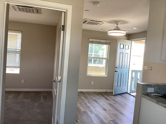 Living room and bedroom entrance