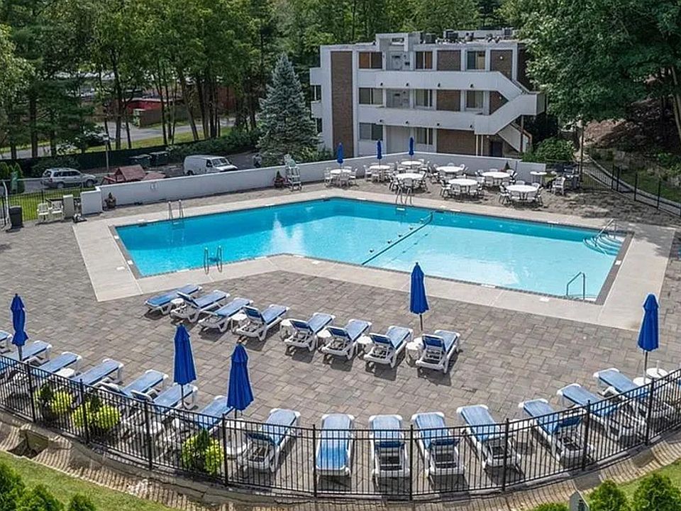 The community pool, alongside a child's pool.