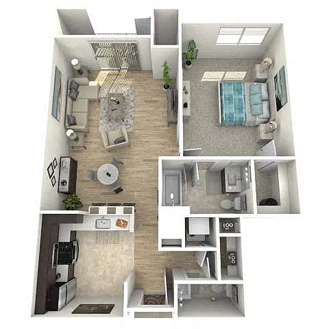Floor plan Manville