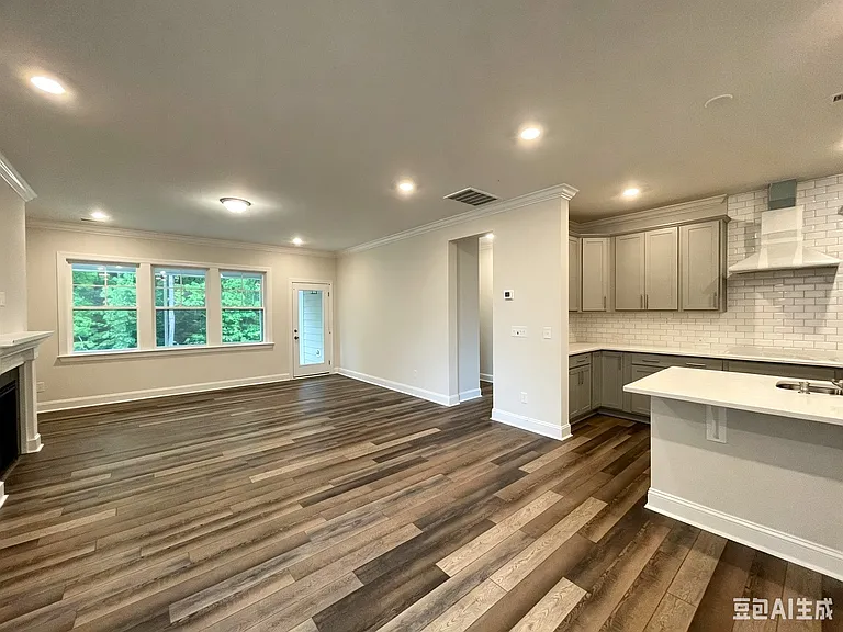 Kitchen + living room