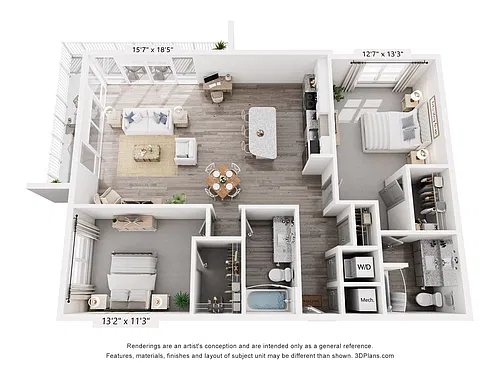 Floor plan The Grove | B6