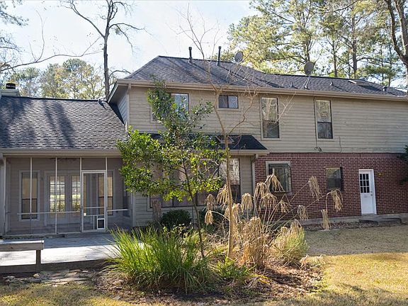 Nice size backyard is perfect for playing games or a future pool. The home has new gutters with covers.
