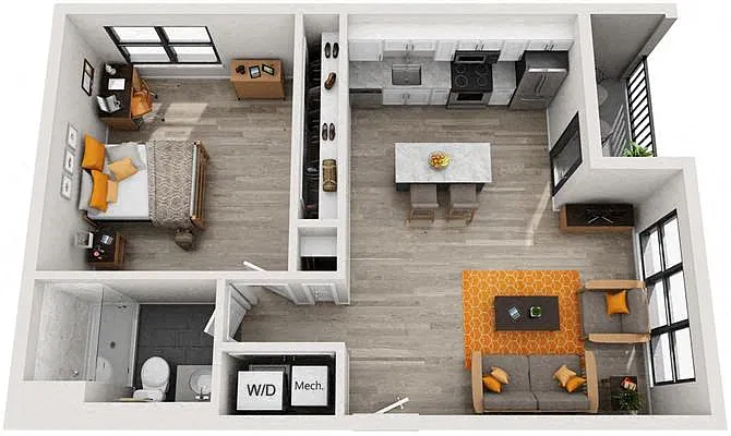 Floor plan Walker