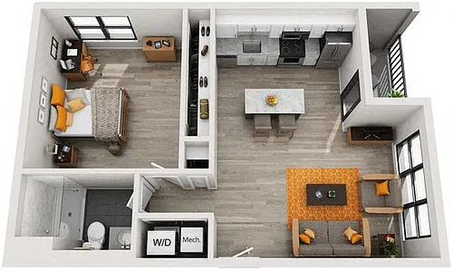 Floor plan Walker