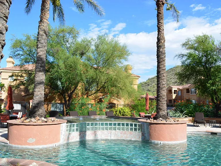 Salt water heated pool!