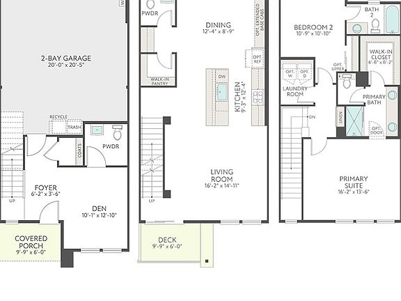 ParkerOne Homesite 73 Floorplan