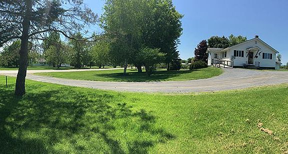 Side yard & parking area