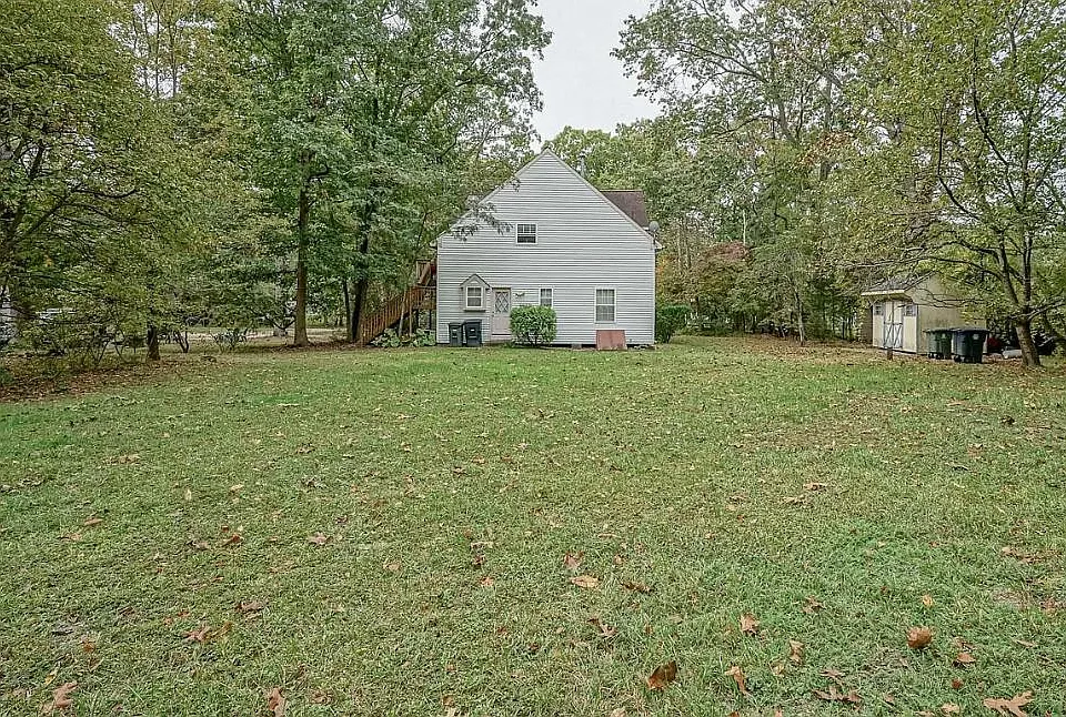 Large backyard