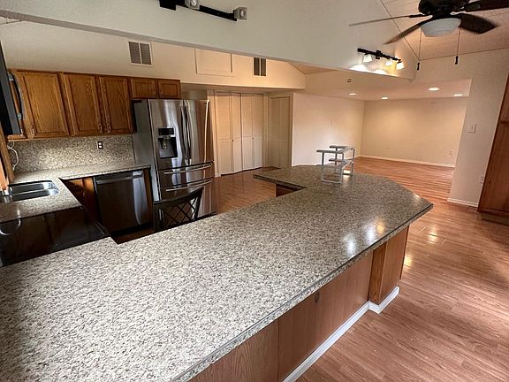 Kitchen and living area