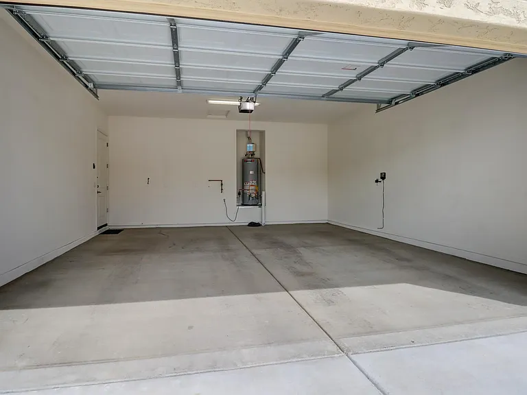 Deep 2-car garage