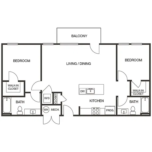 Floor plan 2C