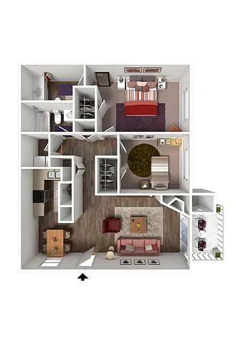 Floor plan 2X2