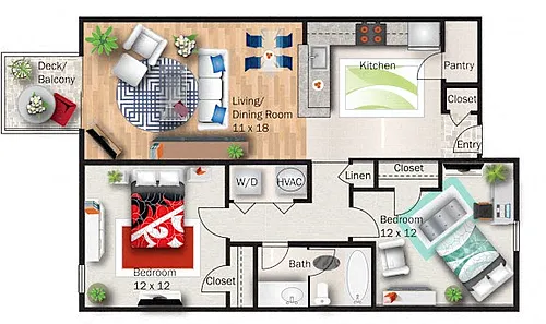 Floor plan Magnolia