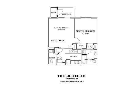 Floor plan The Sheffield