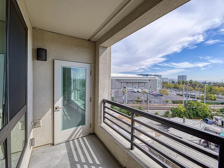 Private balcony with open_air space and views that bring natural light and fresh surroundings into your home.