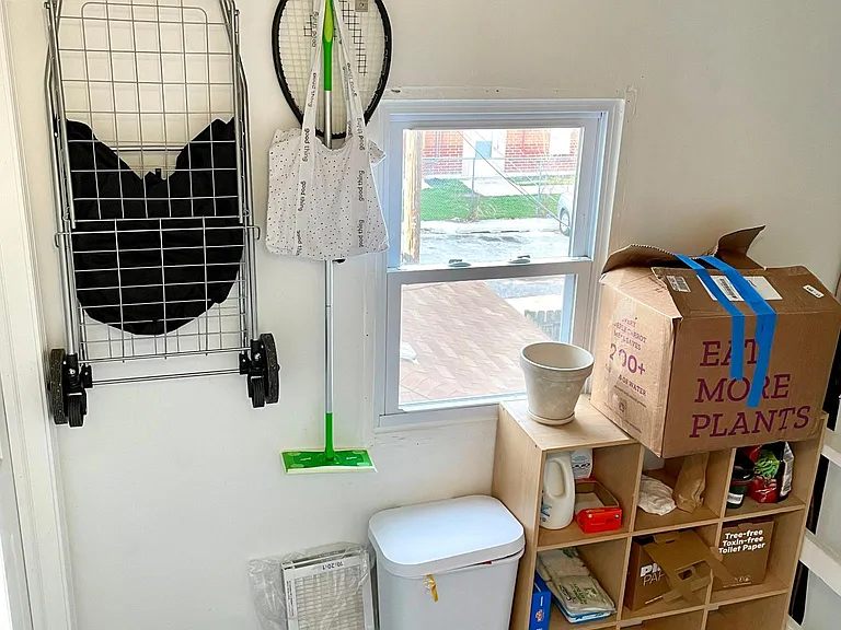 Storage area right outside your back door