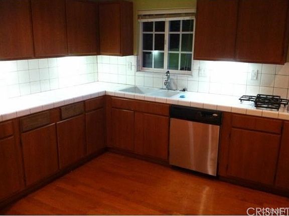 Kitchen - dishwasher no longer in place.