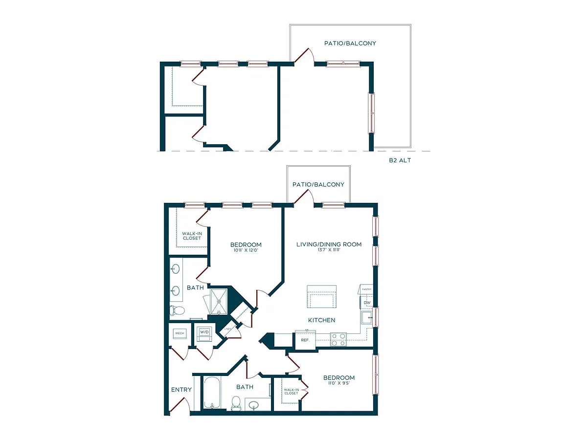Floor plan B2